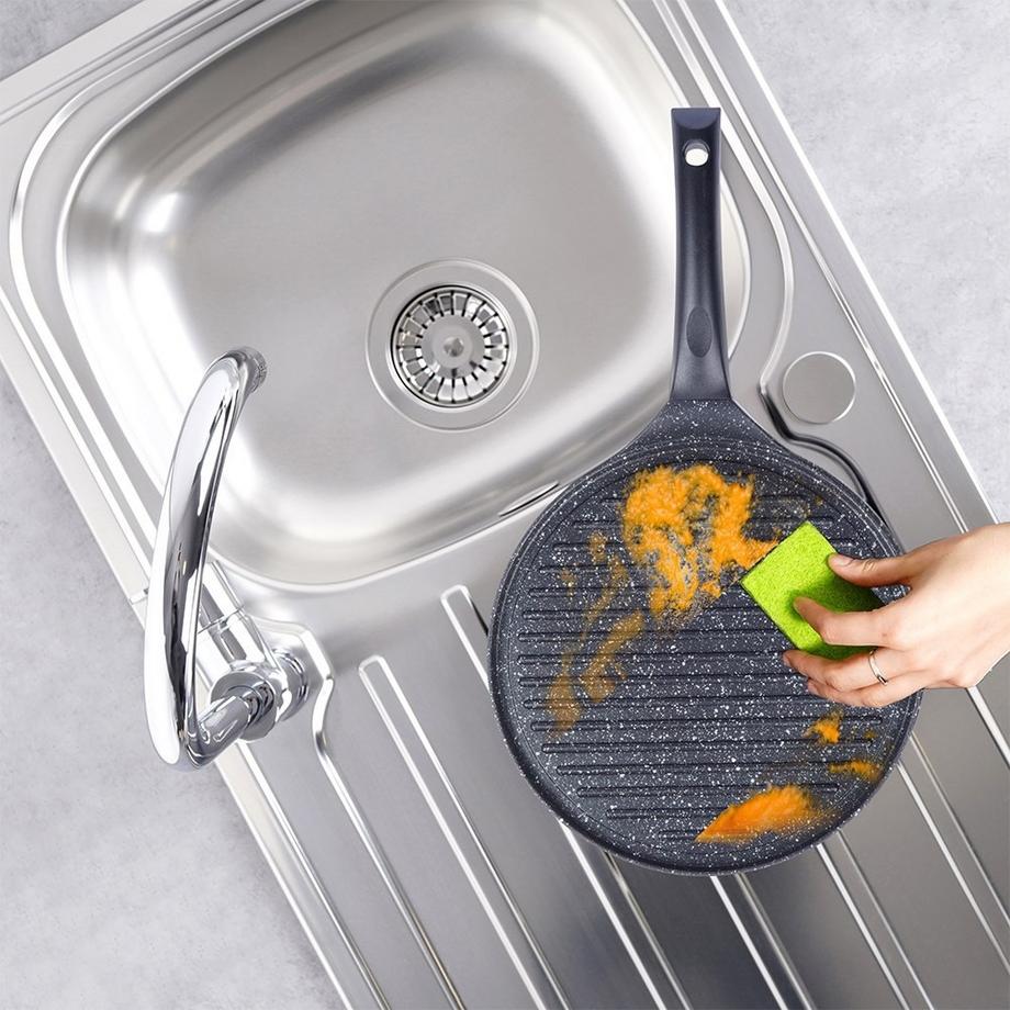 Orion  Grillpfanne mit Antihaft-Granitbeschichtung für alle Küchen 