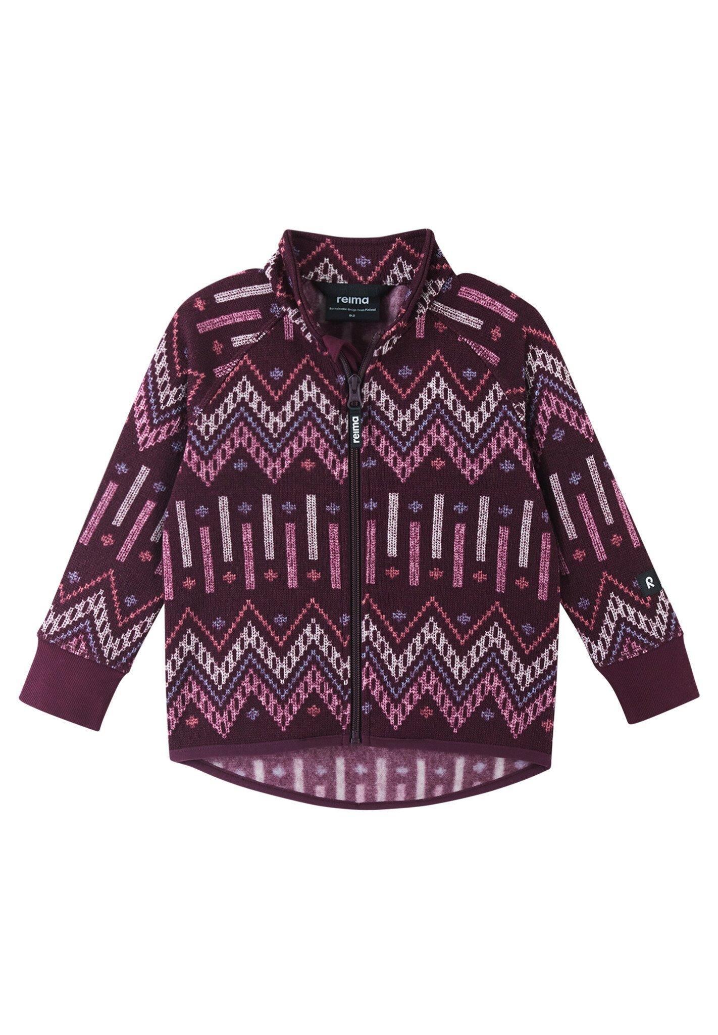 Image of Kleinkinder Fleecejacke Ornament Mädchen Violett 80