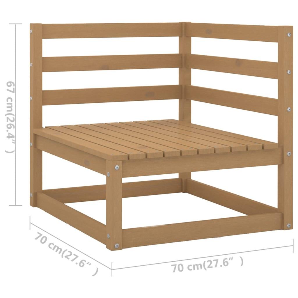 VidaXL divano da giardino Legno di pino  