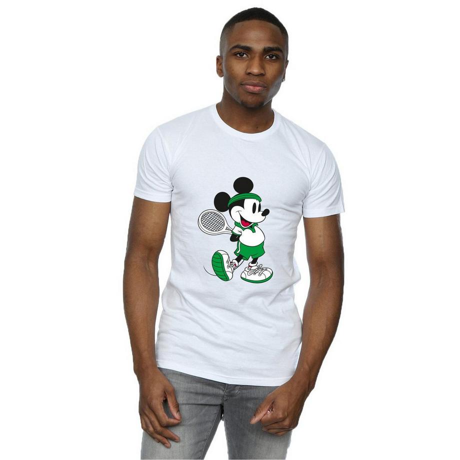 Disney Mickey Mouse Tennis Stampa T-Shirt  