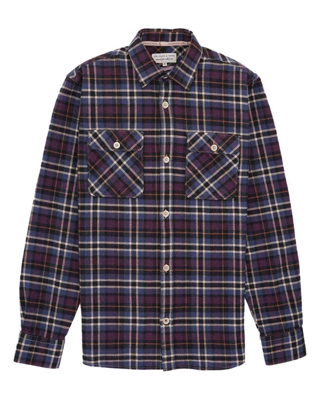 Image of Hemden Shirt-check Herren Marine S