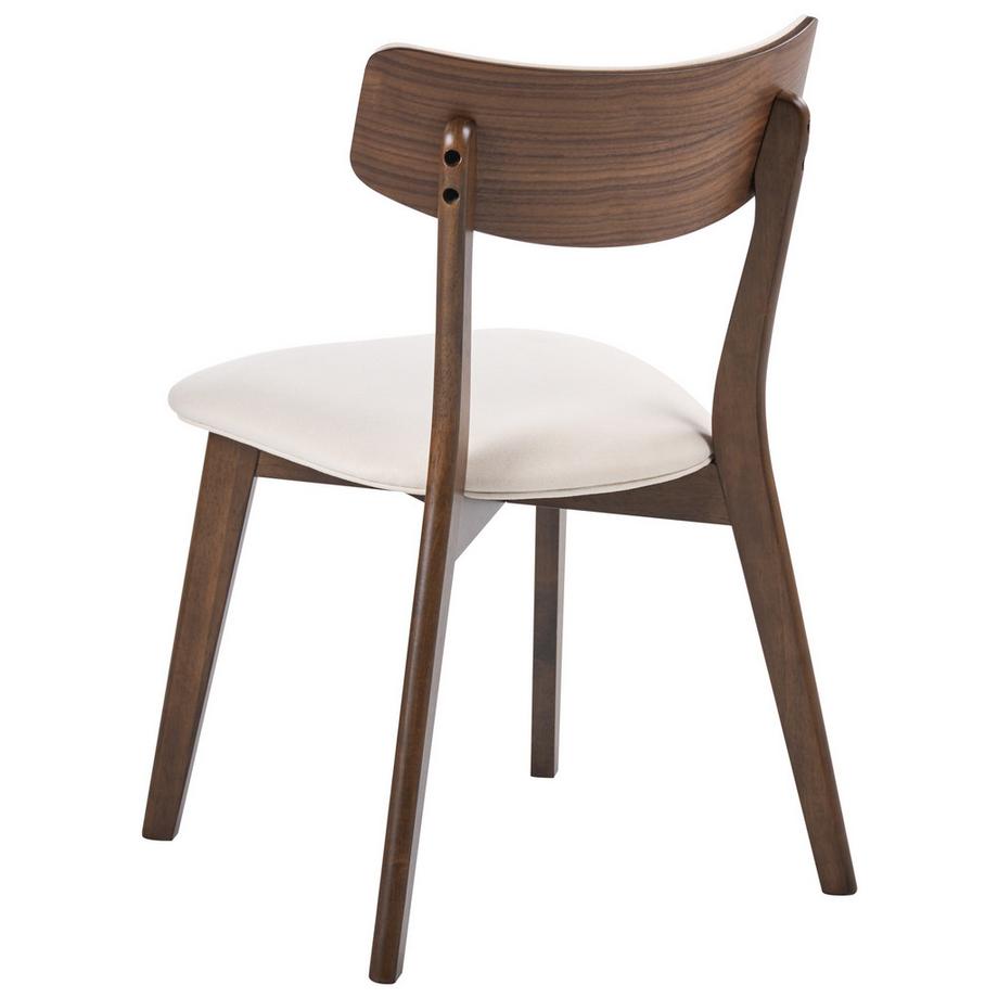 Beliani Lot de 2 chaises de salle à manger en Bois d'hévéa  YUMA  