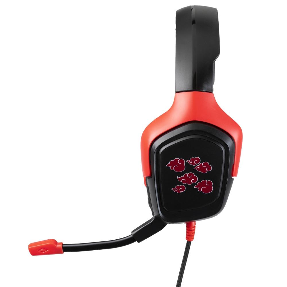 KONIX  Naruto KX AKATSUKI HEADSET Kopfhörer Kabelgebunden Kopfband Gaming Schwarz, Rot 