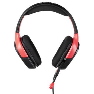 KONIX  Naruto KX AKATSUKI HEADSET Kopfhörer Kabelgebunden Kopfband Gaming Schwarz, Rot 