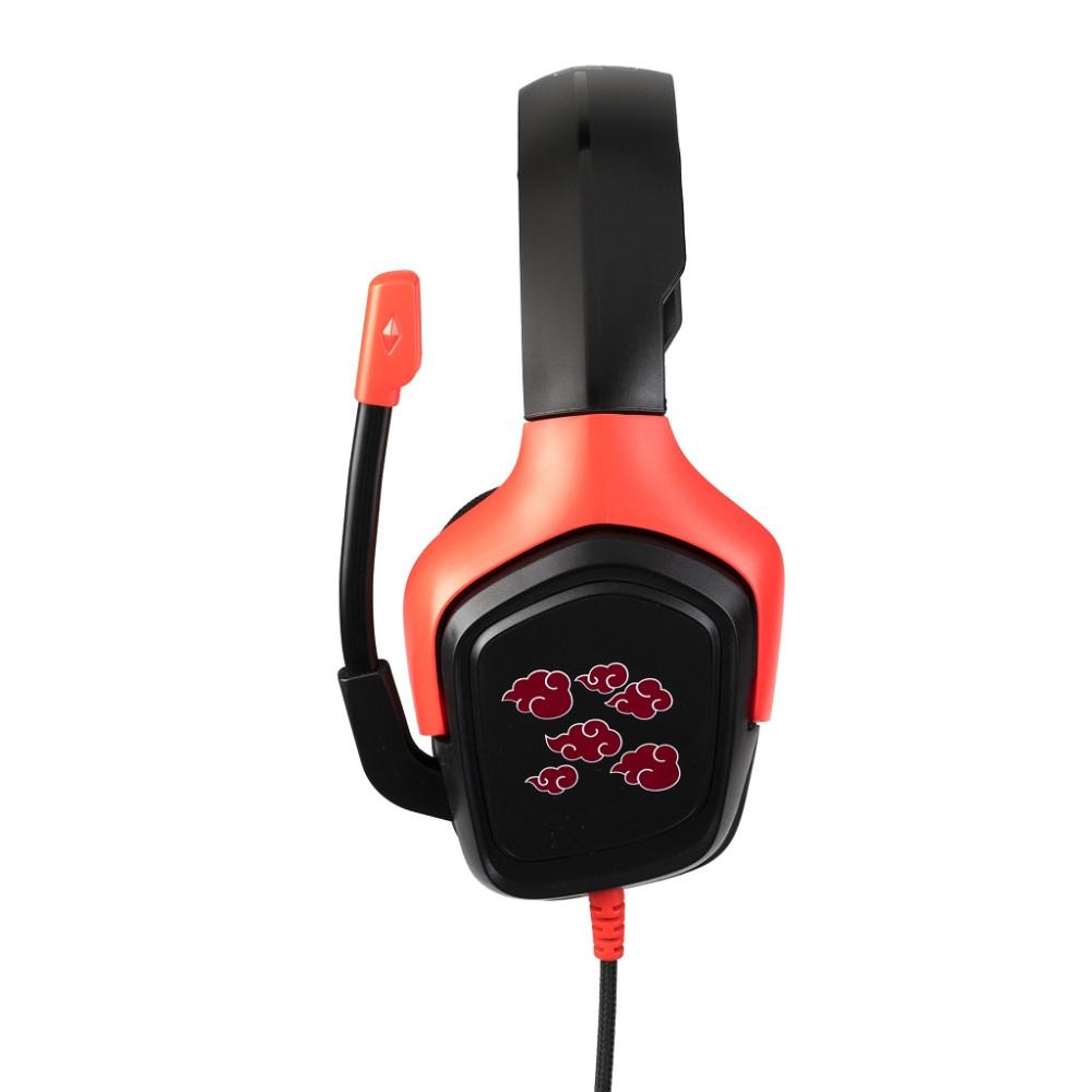 KONIX  Naruto KX AKATSUKI HEADSET Kopfhörer Kabelgebunden Kopfband Gaming Schwarz, Rot 