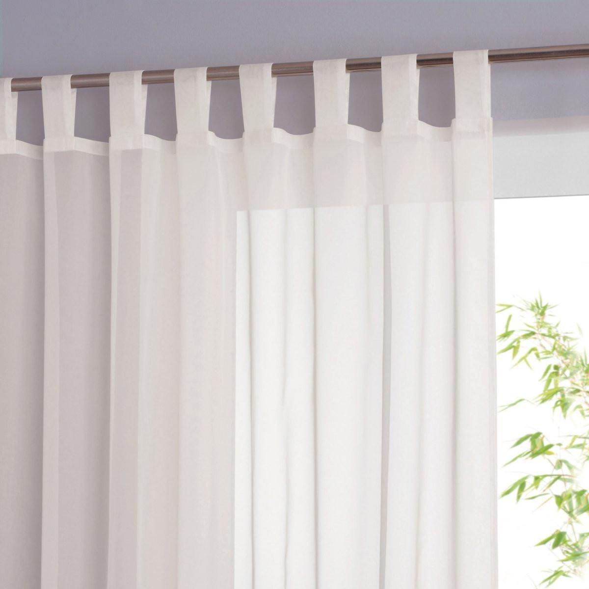 Image of Vorhang Limpo Mit Schlaufen Unisex Beige 140x350CM