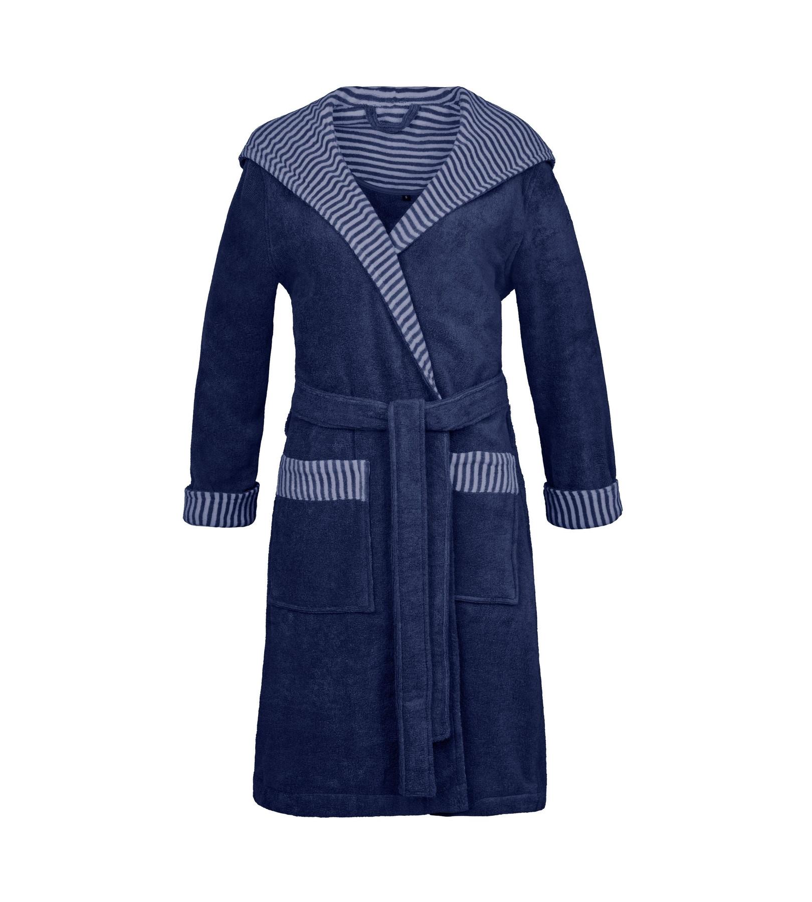 Image of Day Bademantel Damen Blau Denim Dunkel XL