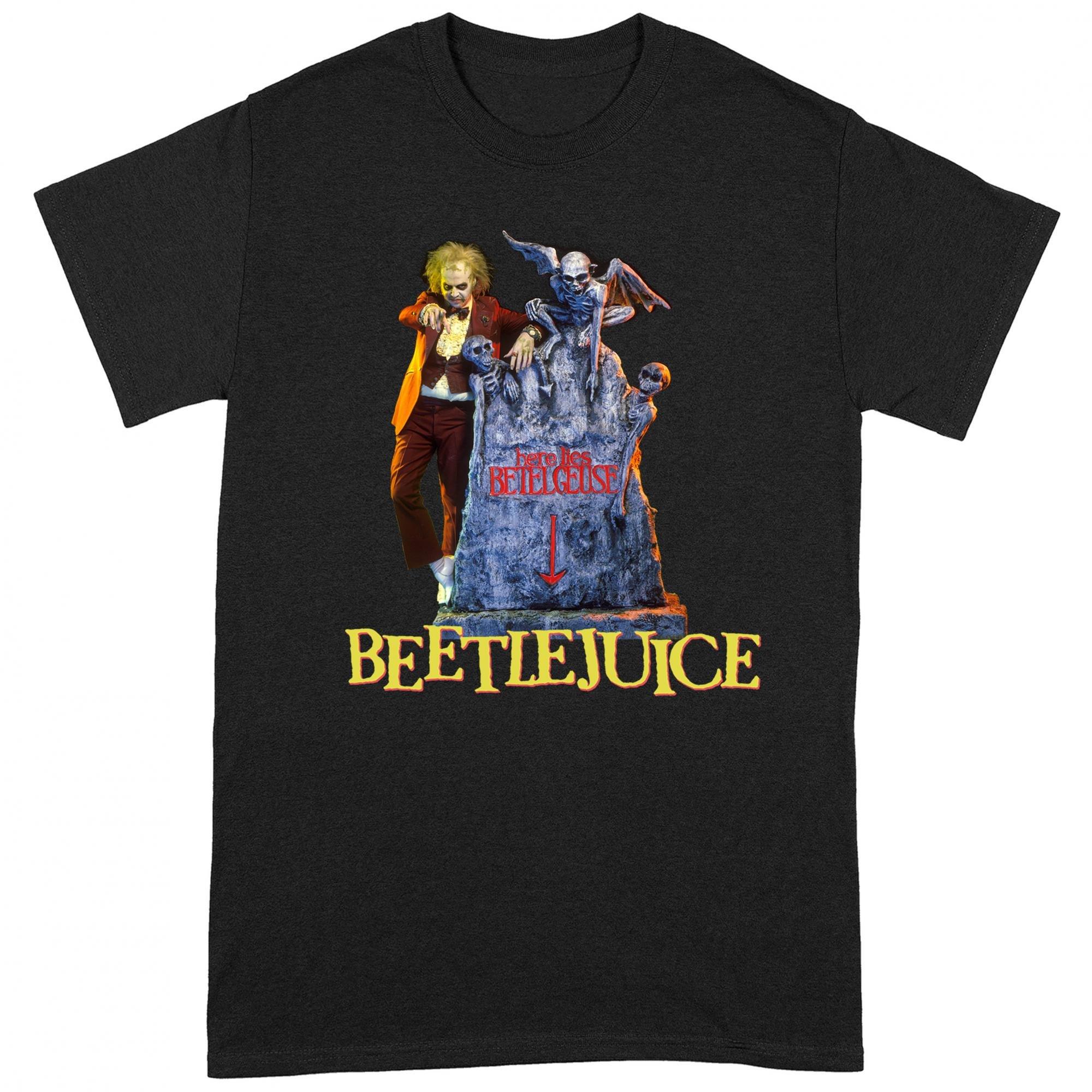 Image of Here Lies Tshirt Herren Schwarz L