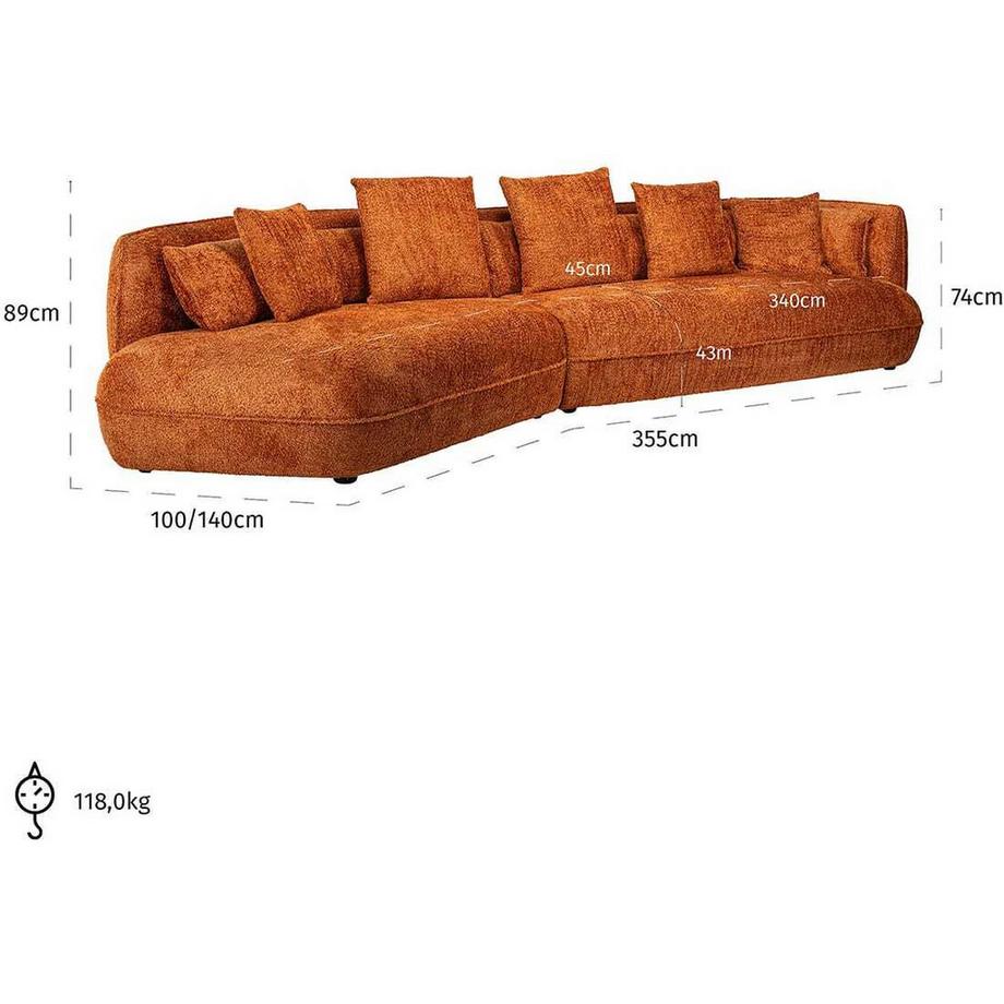 mutoni Canapé Rodina lovely pumpkin  