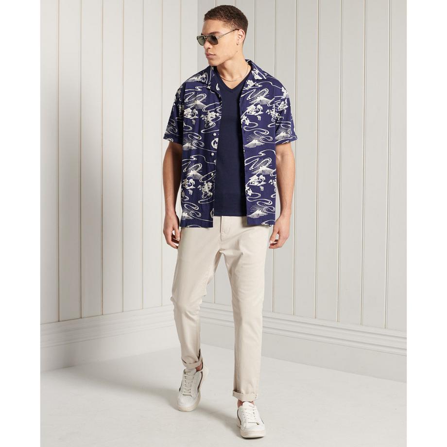 Superdry Klassisches V-Ausschnitt T-Shirt  