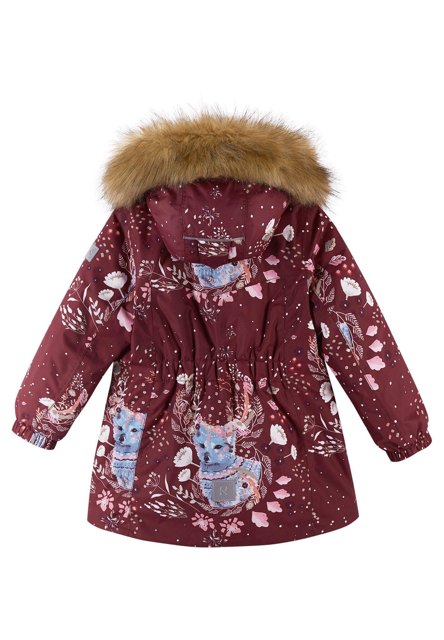 Reima  tec Mädchen Winterjacke Muhvi Jam red 