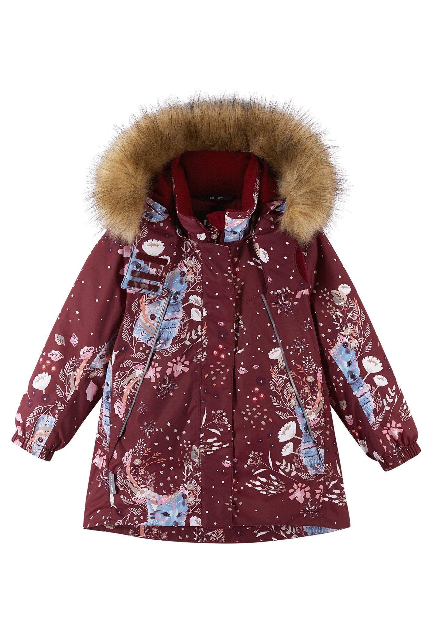 Reima  tec Mädchen Winterjacke Muhvi Jam red 