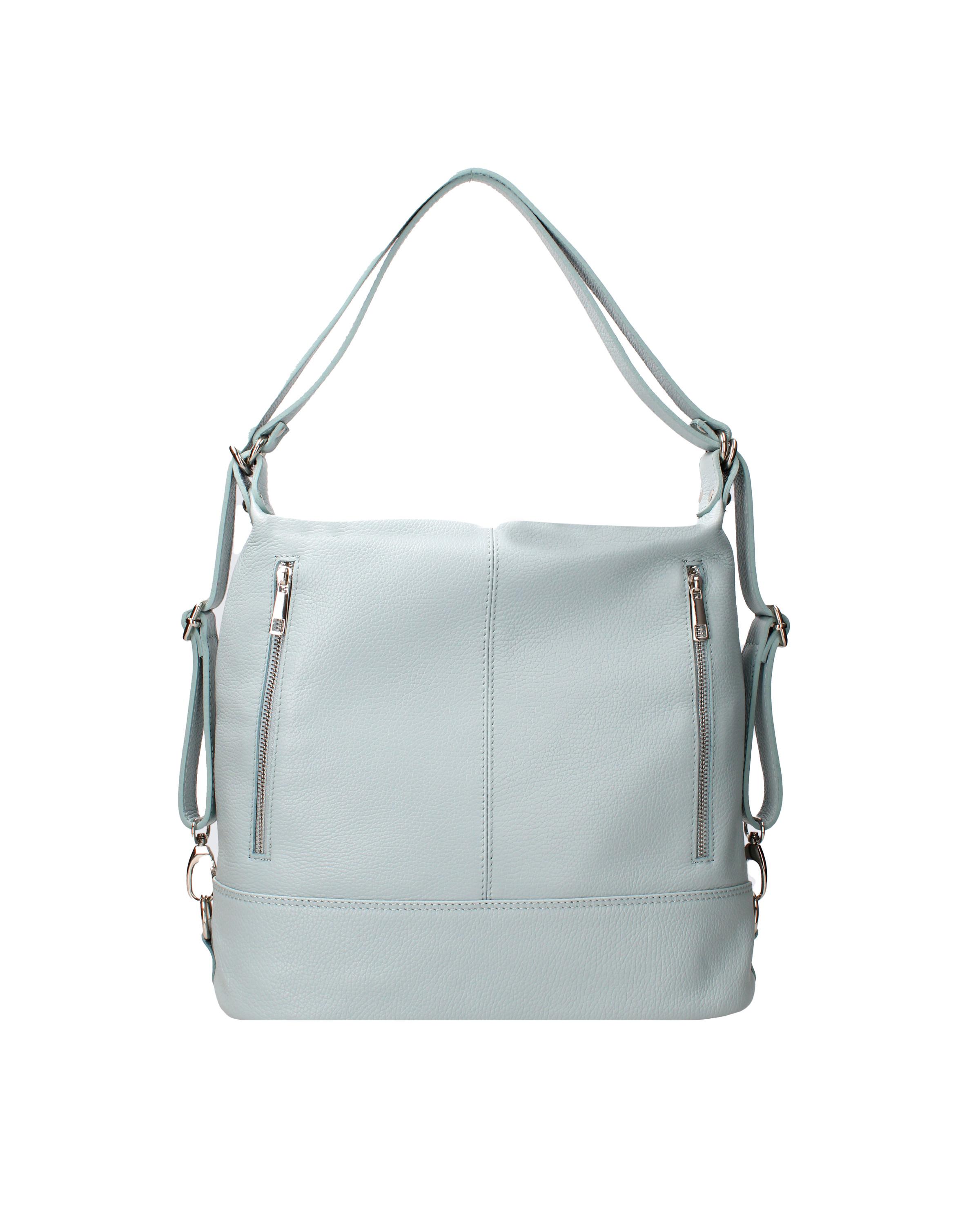 Image of Umhängetasche In Einem Rucksack Umwandelbar Unisex Azurblau ONE SIZE