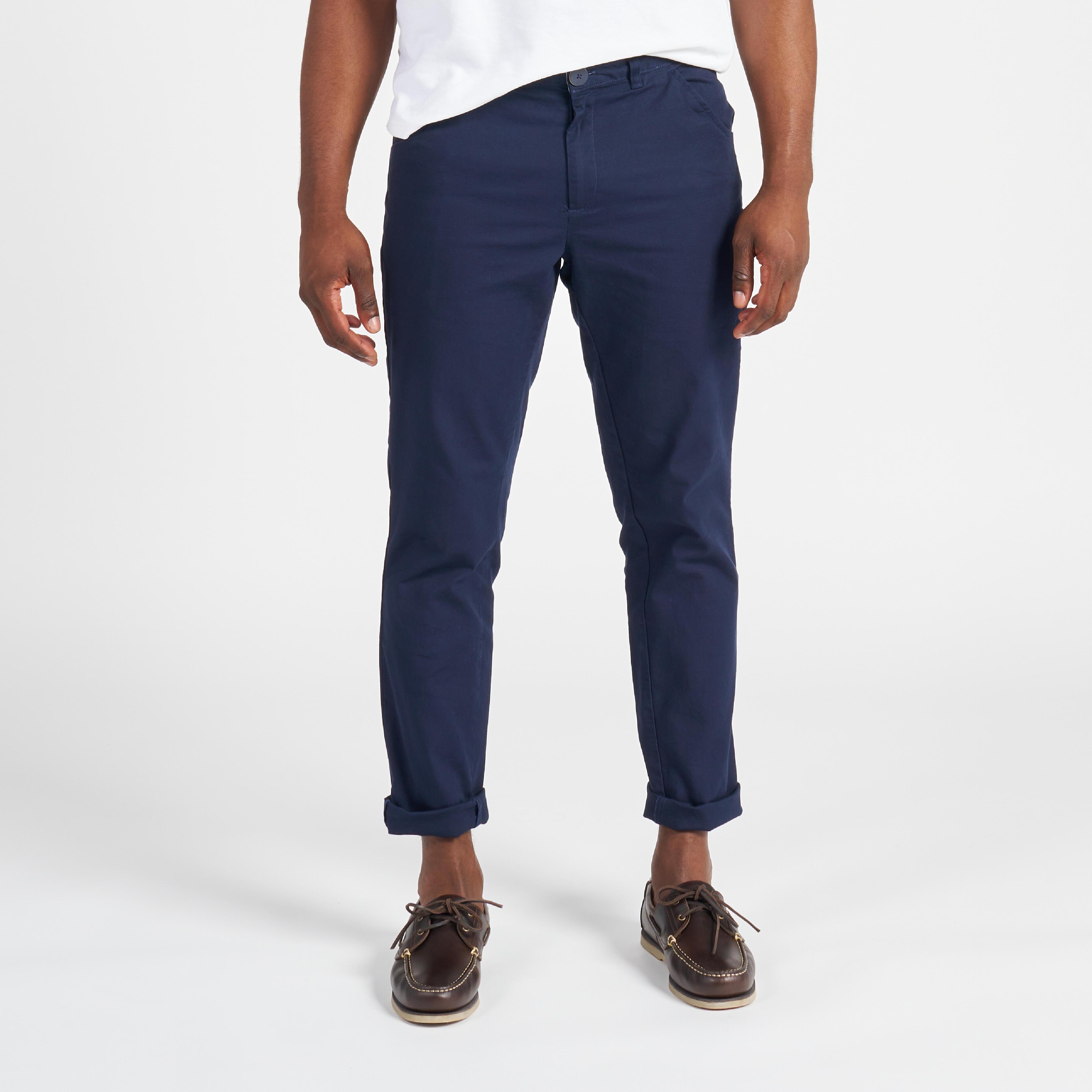 Image of Sporthose - Sailing 100 Herren Blau Bedruckt 40/M