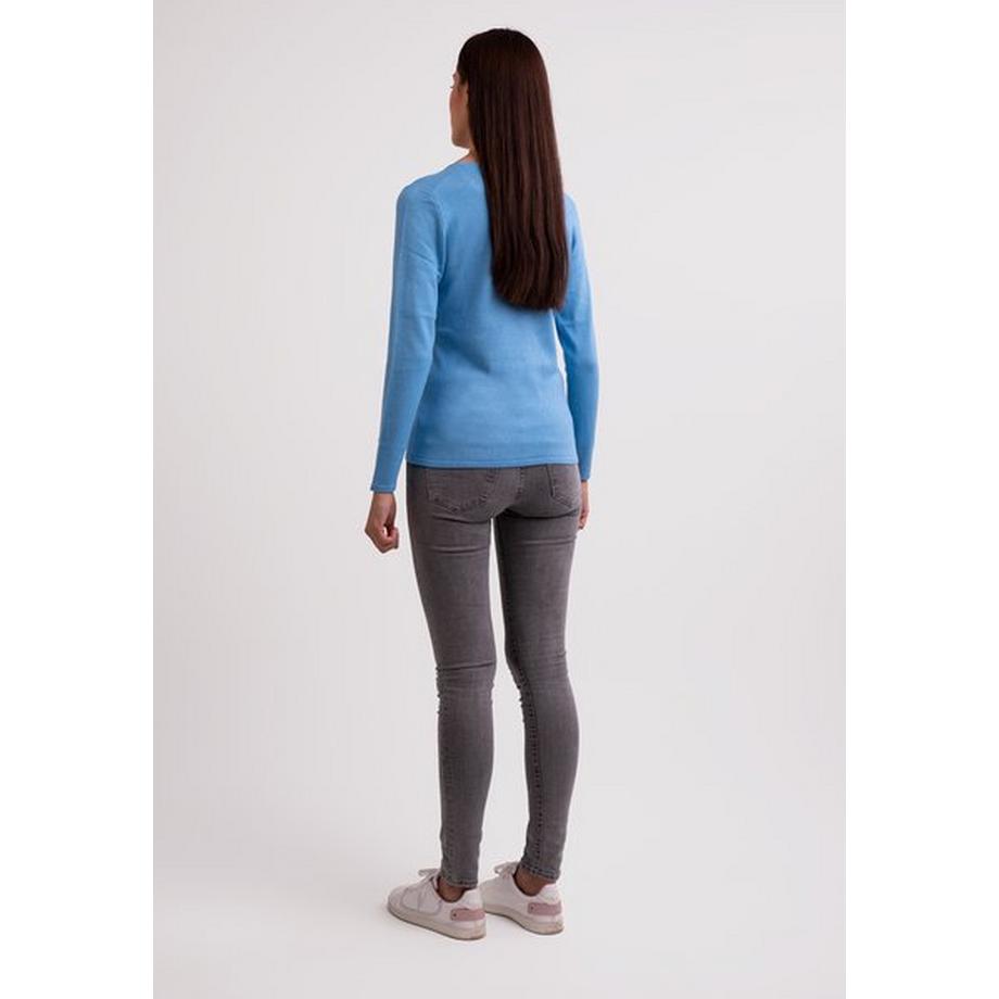 CASH-MERE.CH Pullover Girocollo Seta Cashmere  