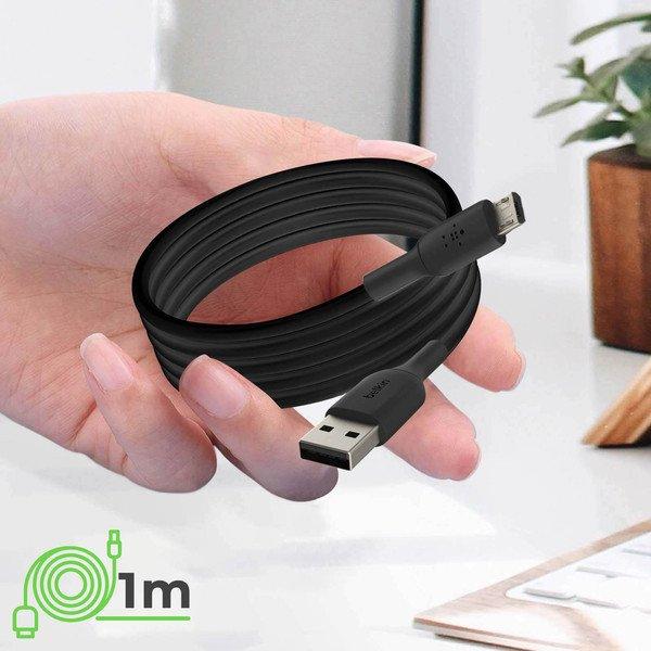 belkin  Belkin USB / Micro-USB Kabel 1m Schwarz 