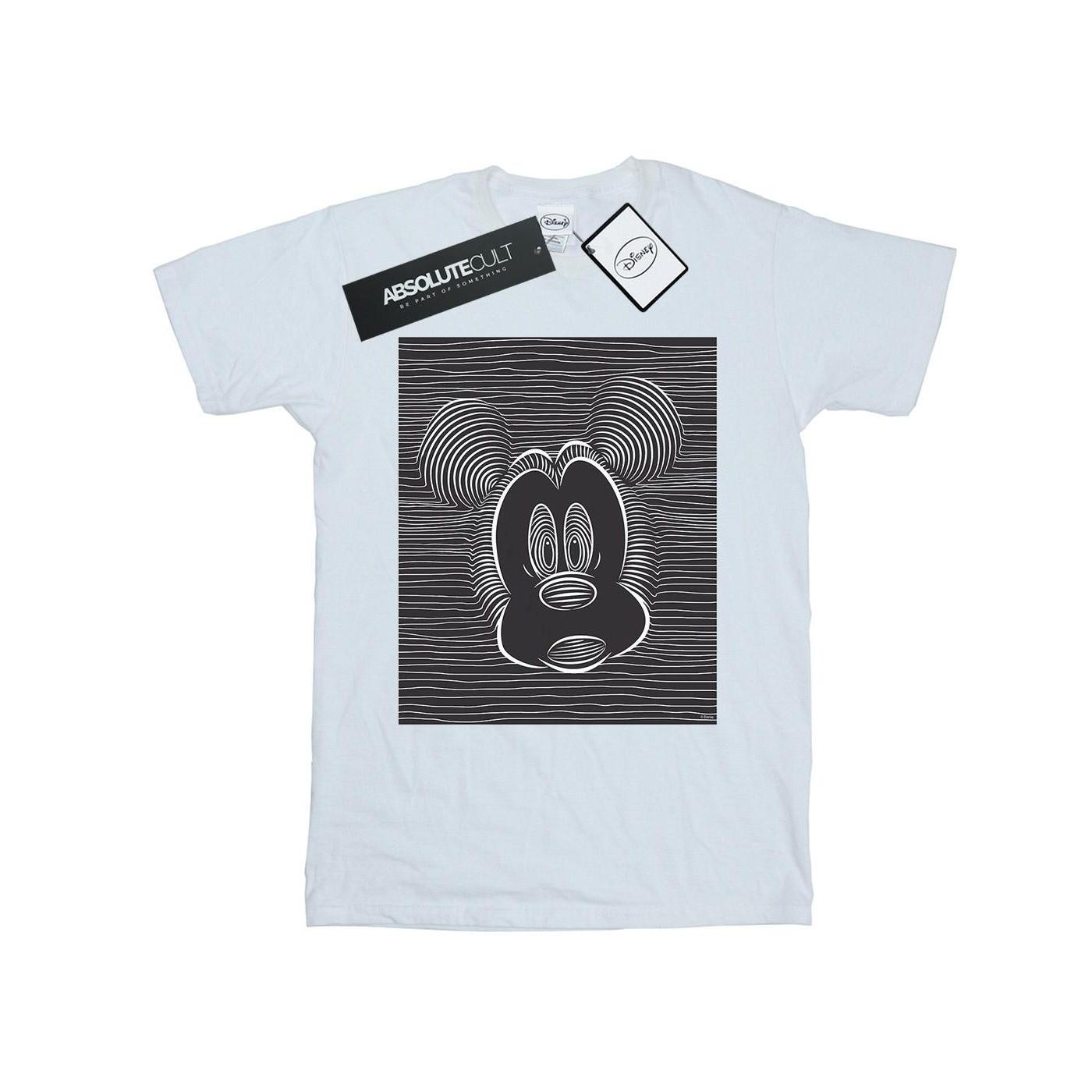 Image of Mickey Mouse Magic Eye Tshirt Damen Weiss XL