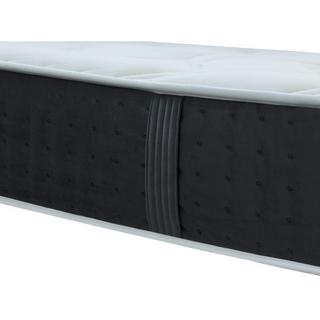 Vente-unique Ensemble 140 x 190 cm sommier coffre naturel clair + matelas ressorts ensachés 7 zones et mémoire de forme ép.25cm - TIAMAT de DREAMEA  