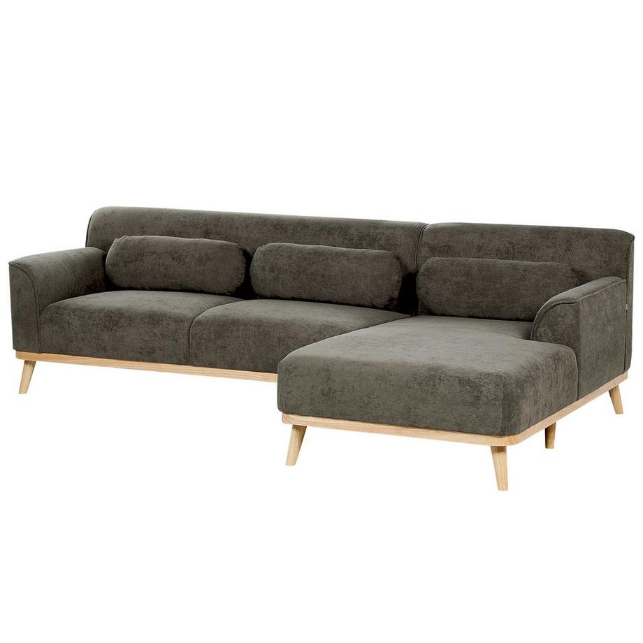 Beliani Ecksofa aus Cord  SIMOS  