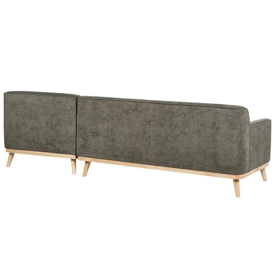 Beliani Ecksofa aus Cord  SIMOS  