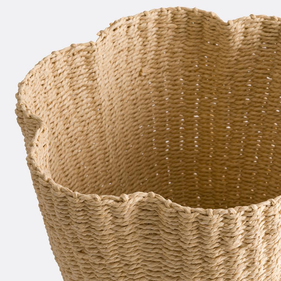 La Redoute Intérieurs Poubelle en papier tressé  