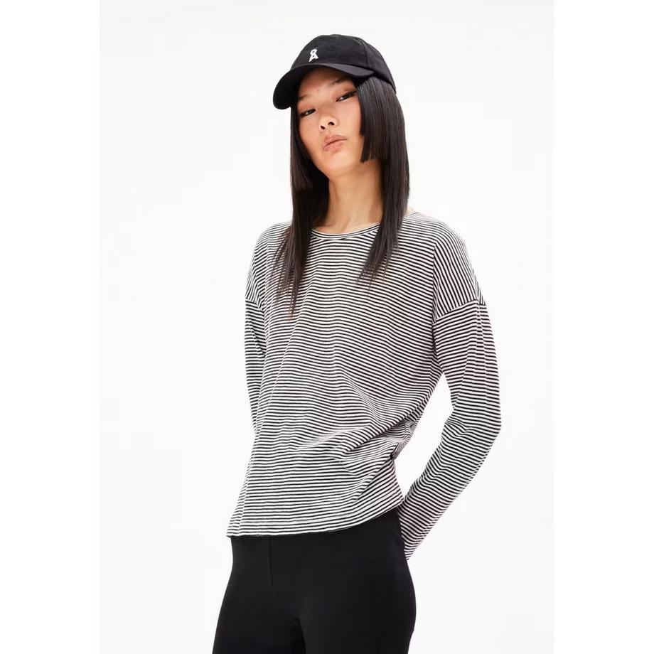 ARMEDANGELS Xianaa Lovely Gestreiftes Langarmshirt  