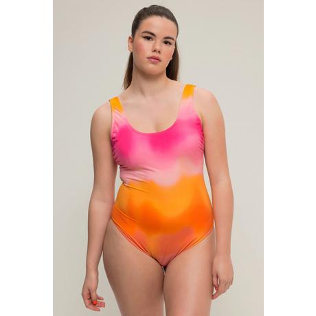 Studio Untold  Maillot de bain à bonnets souples et amovibles, dégradé de couleurs et décolleté en forme de cœur 