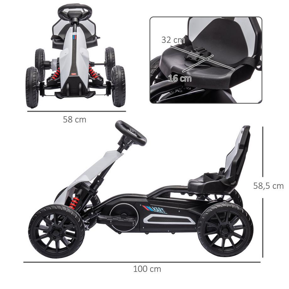 HOMCOM  Kinder Elektro Gokart 