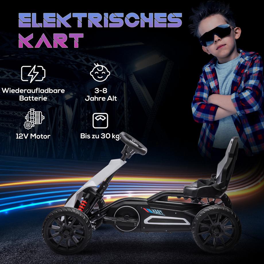 HOMCOM  Kinder Elektro Gokart 