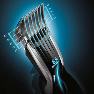 PHILIPS Haarschneider Series 9000 Schwarz und Silbern HC9450/20  