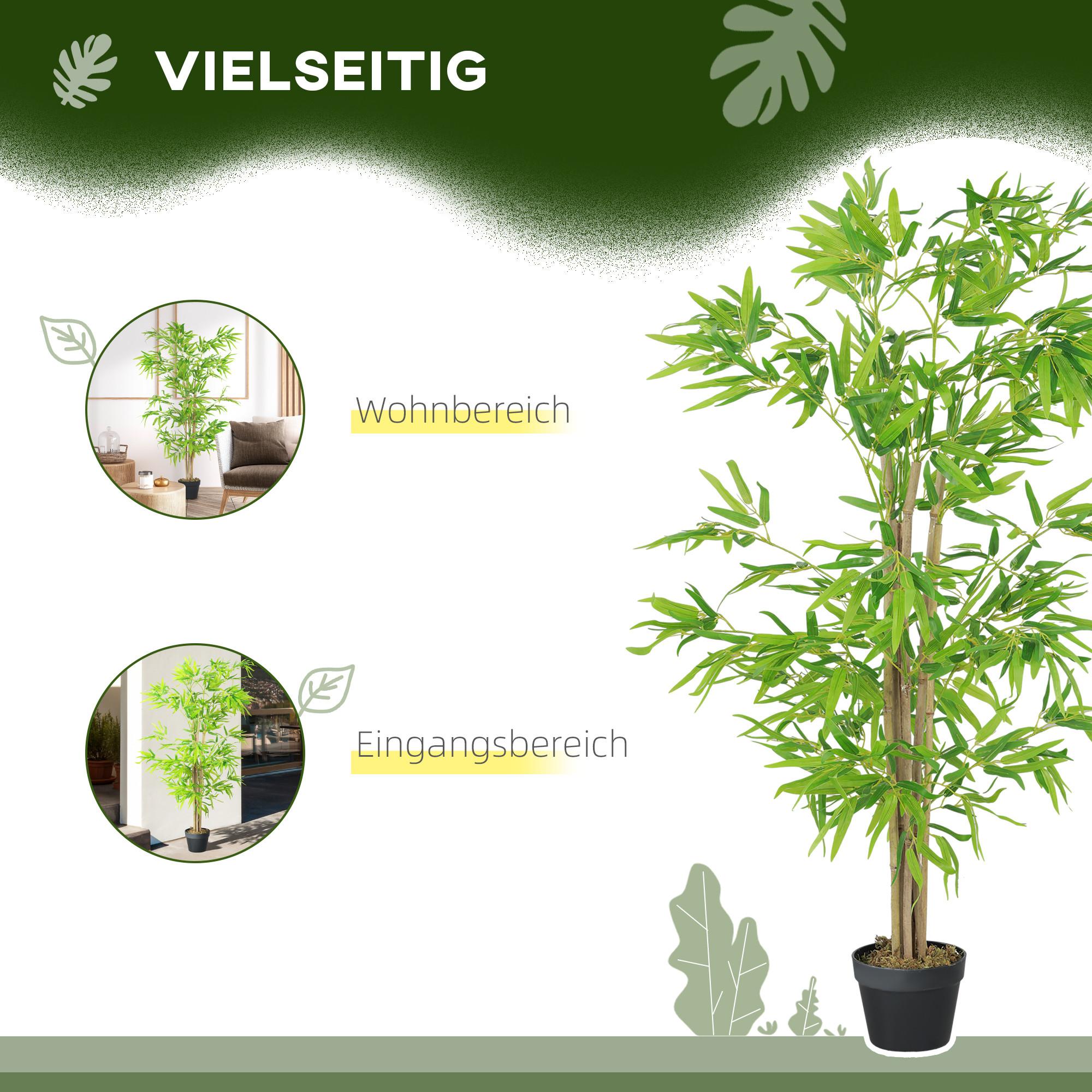 Outsunny Künstlicher Bambus  