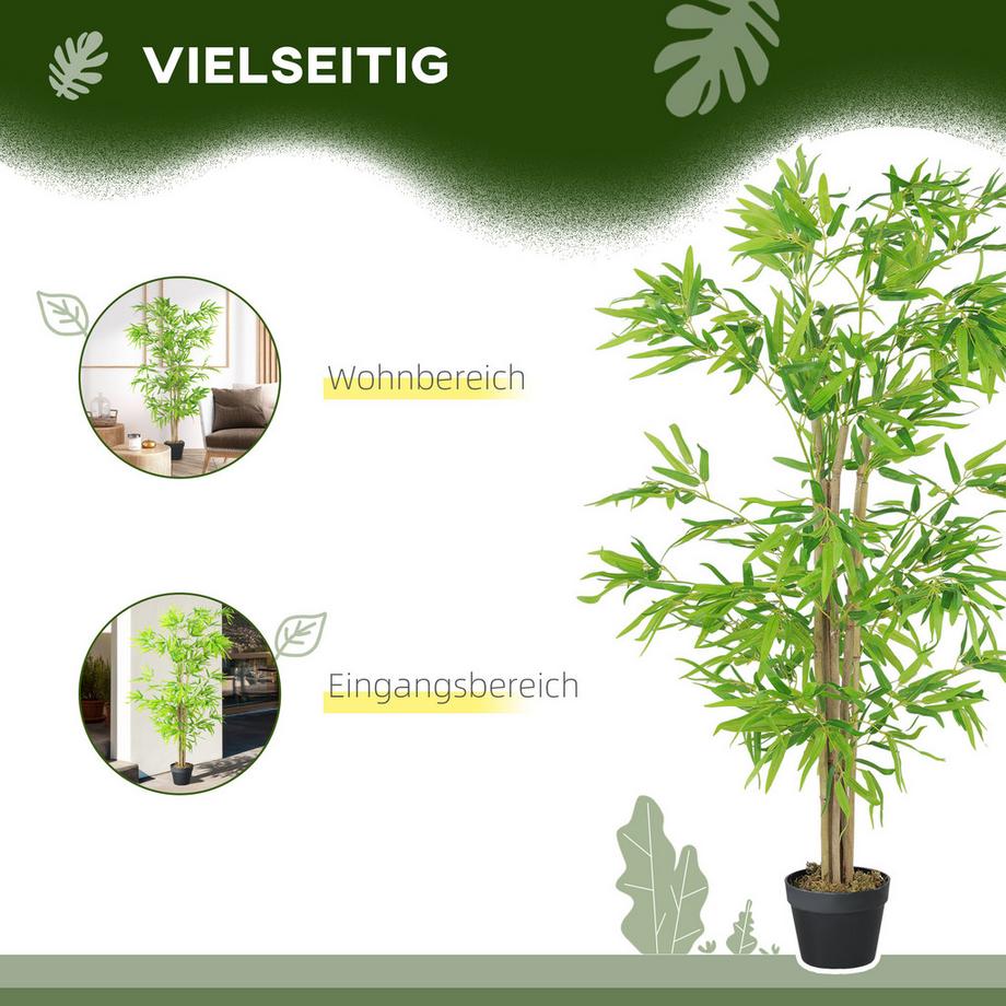 Outsunny Künstlicher Bambus  