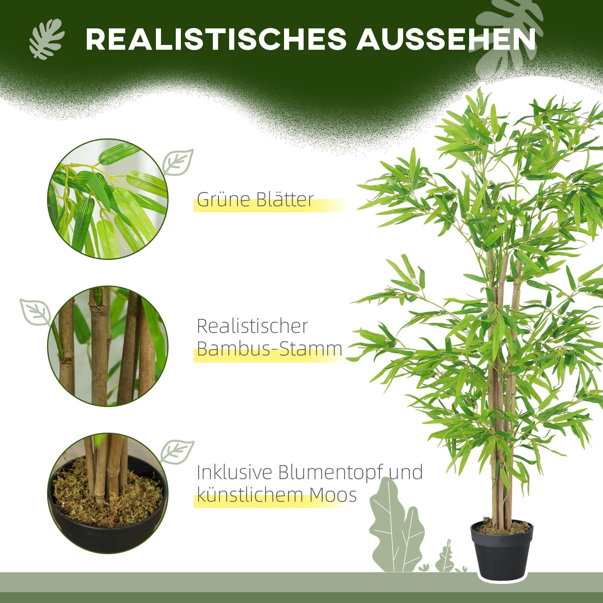 Outsunny Künstlicher Bambus  