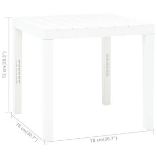 VidaXL Table de jardin plastique  