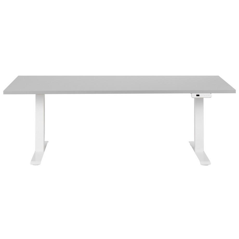 Beliani Schreibtisch elektrisch höhenverstellbar aus Faserplatte Modern DESTINES  