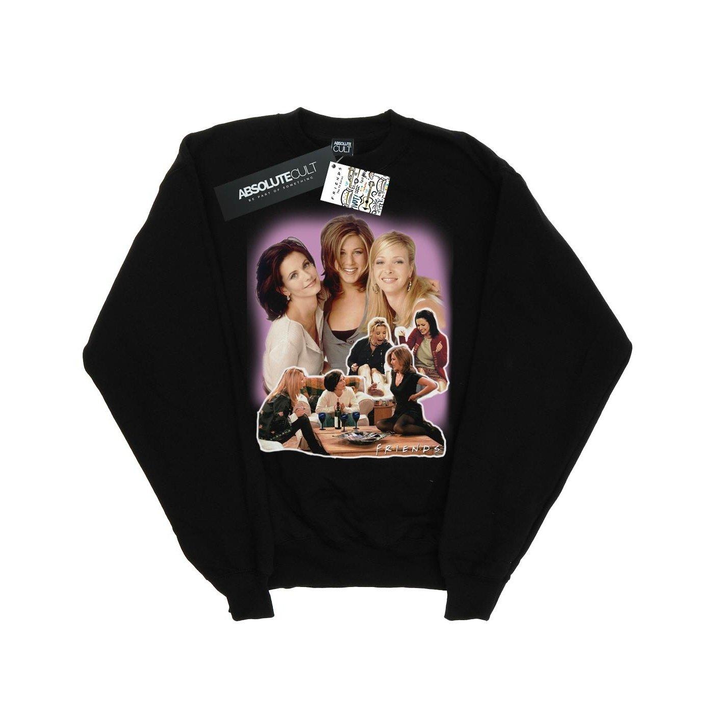 Image of Girls Collage Sweatshirt Jungen Schwarz 116