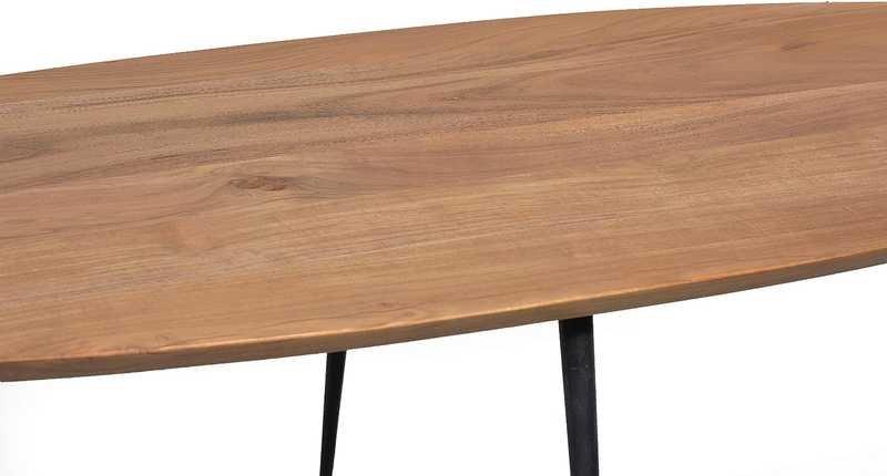 mutoni Table basse acacia 150x60x45  