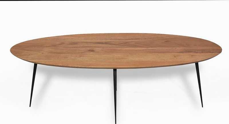 mutoni Table basse acacia 150x60x45  