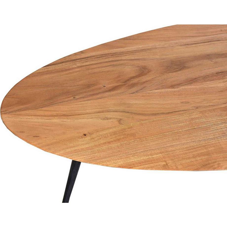 mutoni Table basse en acacia 150x60x45  