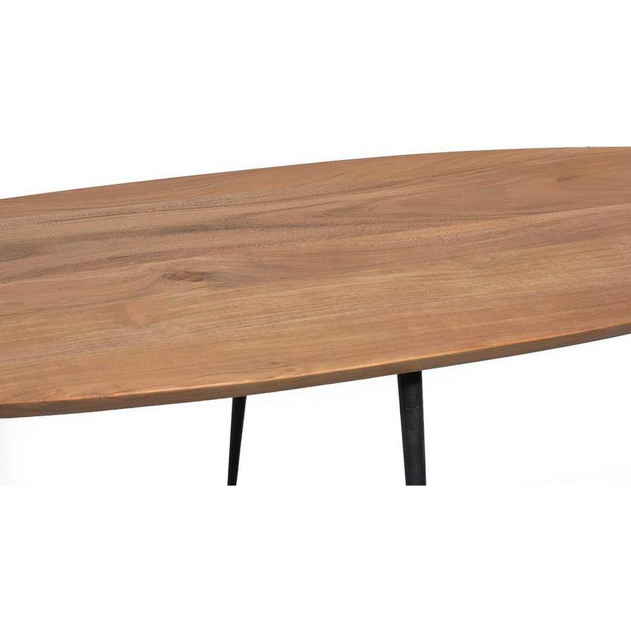 mutoni Table basse en acacia 150x60x45  