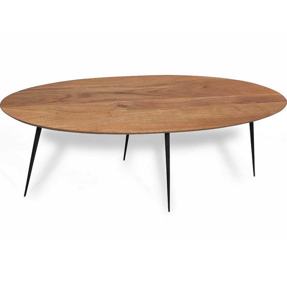 mutoni Table basse en acacia 150x60x45  
