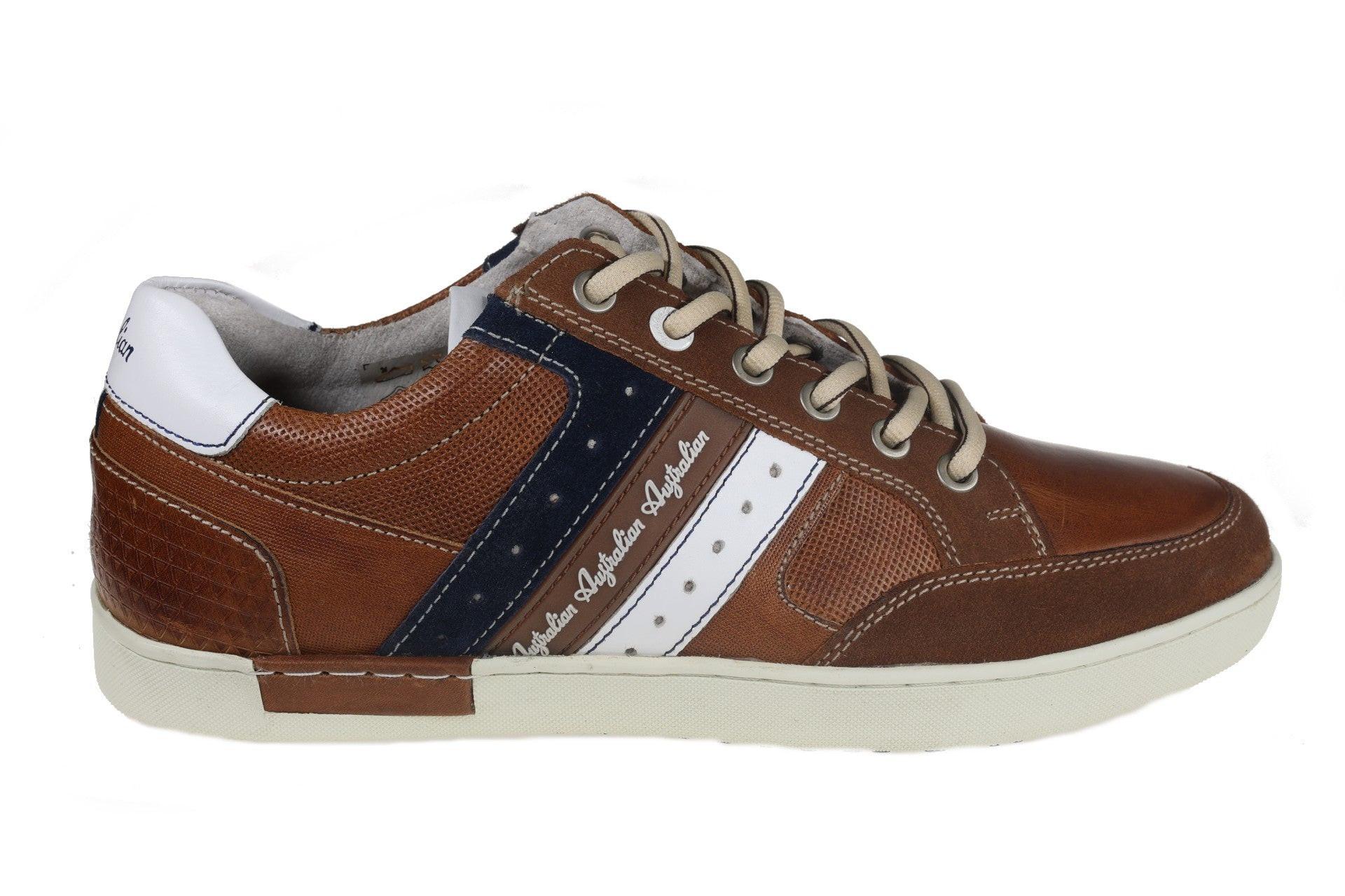 Image of Nothingham - Leder Sneaker Herren Braun 46