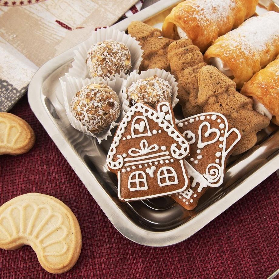 Orion  Rechteckiges Serviertablett aus Edelstahl, Hochglanzpoliert 