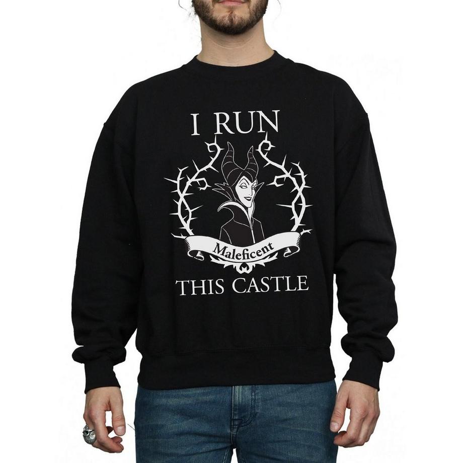 Disney I Run This Maleficent Sweatshirt  