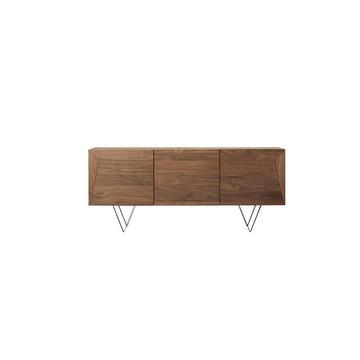 Buffet en noyer massif 175 cm Metric