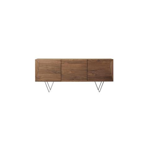Tikamoon Buffet en noyer massif 175 cm Metric  