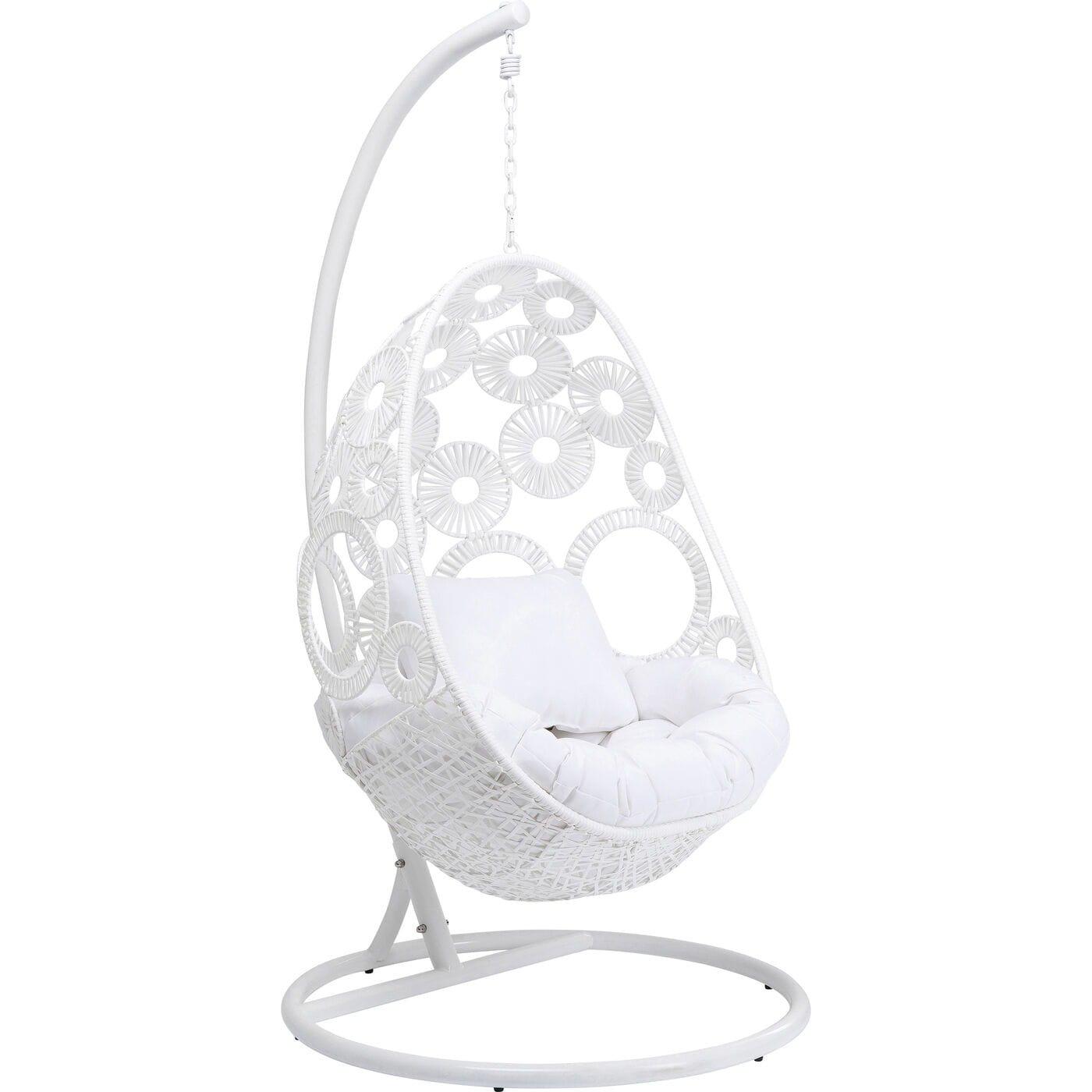 mutoni Chaise suspendue Ibiza blanc  