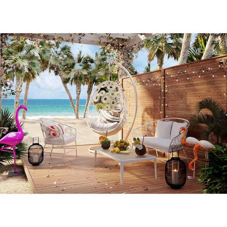 mutoni Fauteuil suspendu Ibiza blanc  