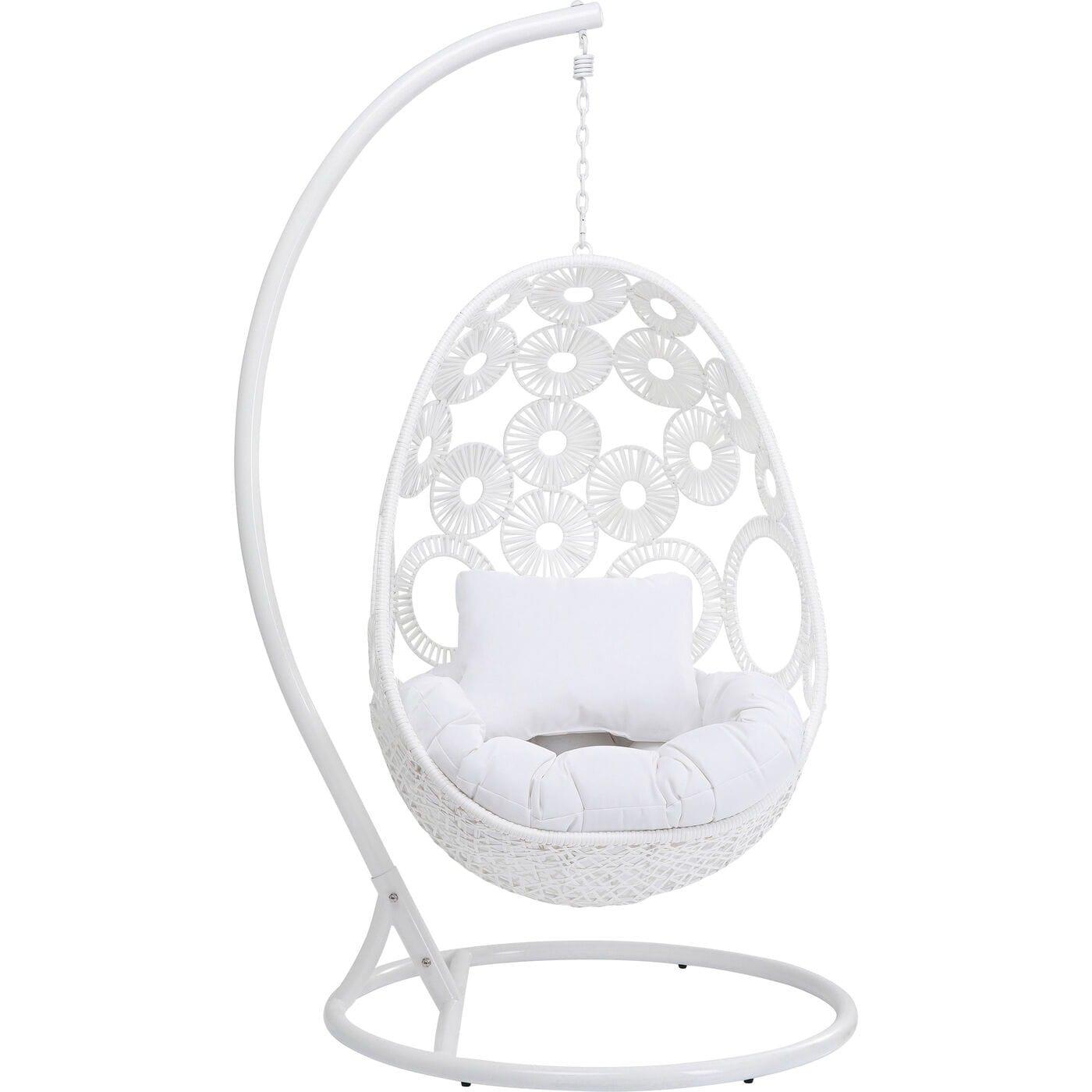 mutoni Chaise suspendue Ibiza blanc  