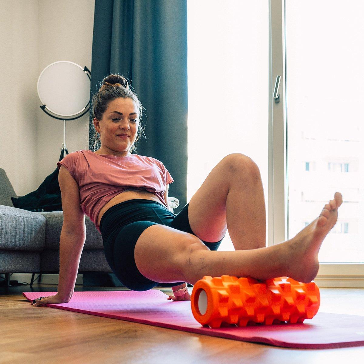 JustFit Rullo massaggiante a spiga "Foam Roller" 33cm JustFit  